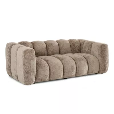 Designersofa RONIA – hellbraun