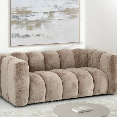 Designersofa RONIA – hellbraun