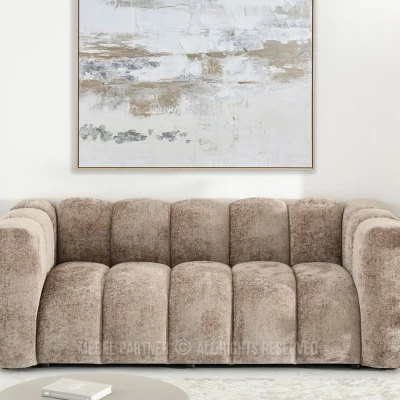 Designersofa RONIA – hellbraun