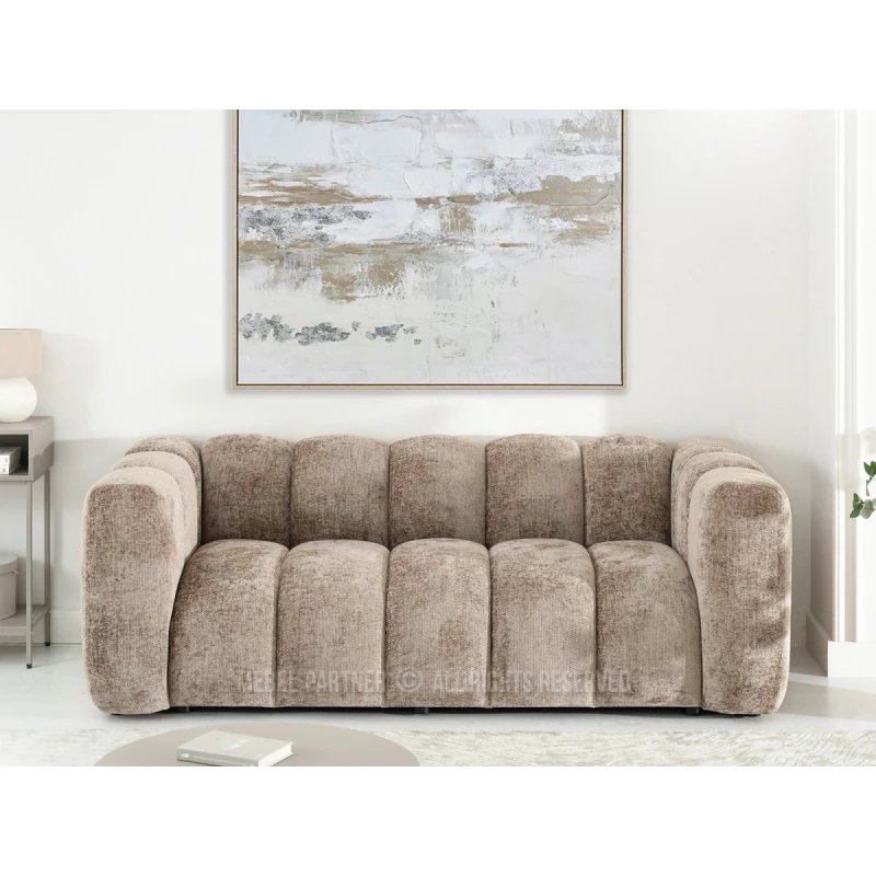 Designersofa RONIA – hellbraun