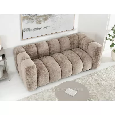 Designersofa RONIA – hellbraun