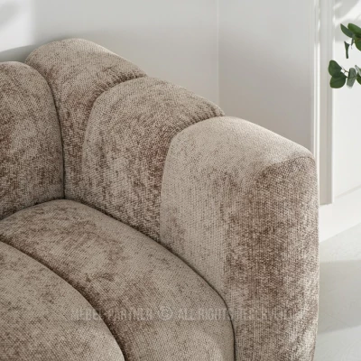 Designersofa RONIA – hellbraun