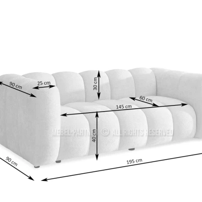 Designersofa RONIA – grau