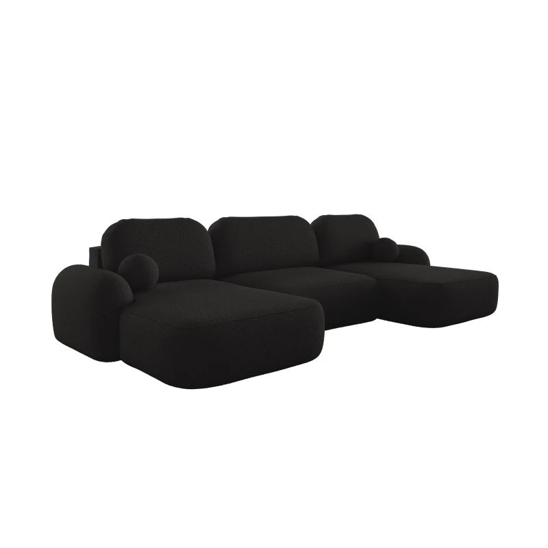 Klappsofa-Set für U MOHYLA mit Stauraum - schwarz