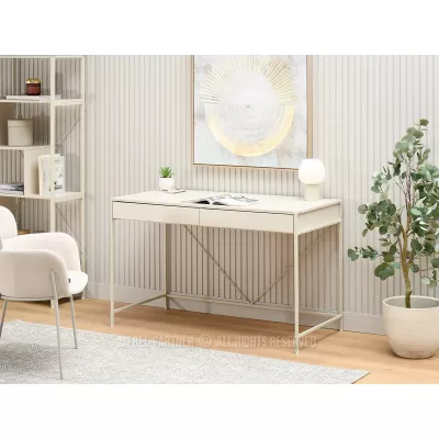 Breiter Schreibtisch DAMJAR - creme