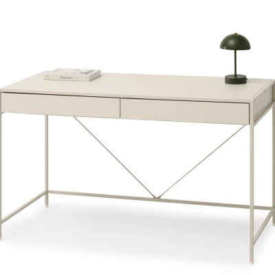 Breiter Schreibtisch DAMJAR - creme