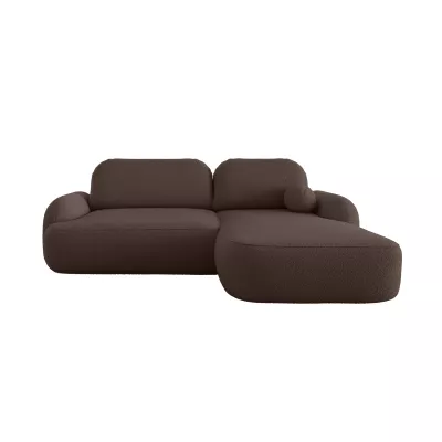 MOHYLA Schlafsofa mit Stauraum - braun, rechte Ecke