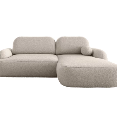 MOHYLA Schlafsofa mit Stauraum - beige, rechte Ecke