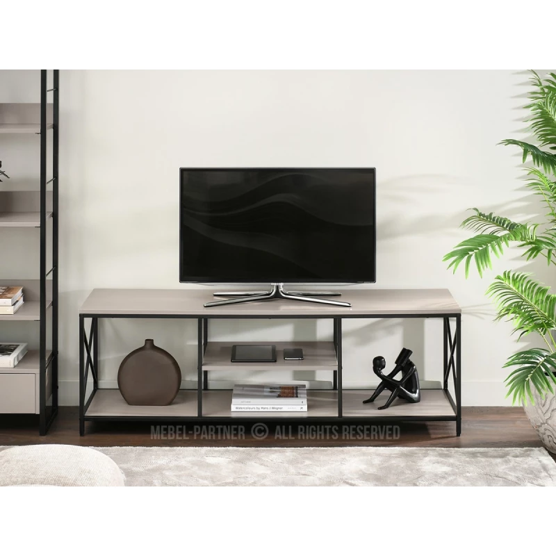 DINKO TV-Ständer – beige/schwarz