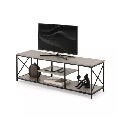 DINKO TV-Ständer – beige/schwarz