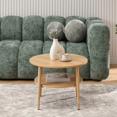 Runder Couchtisch 60 TODOR - Eiche