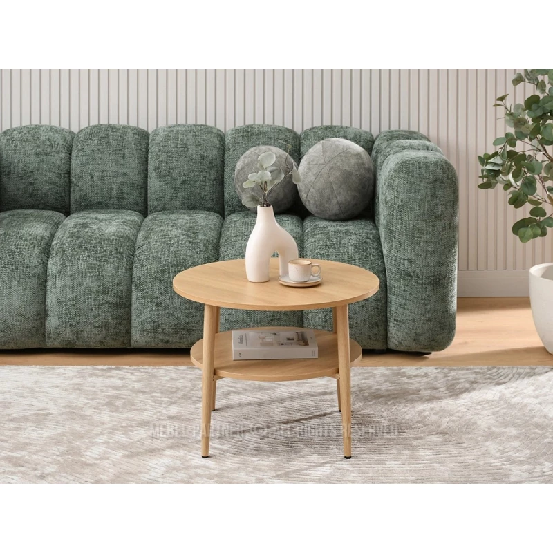 Runder Couchtisch 60 TODOR - Eiche
