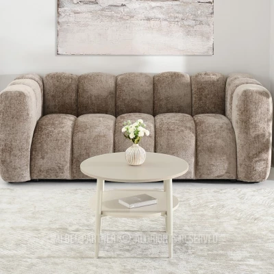 Runder Couchtisch 60 TODOR - Creme