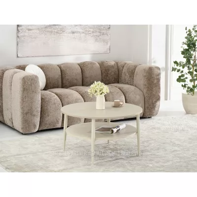 Runder Couchtisch TODOR - Creme