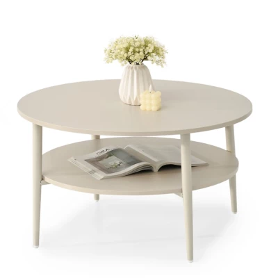 Runder Couchtisch TODOR - Creme