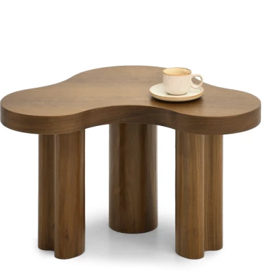Kleiner Couchtisch ZEVO – Walnuss