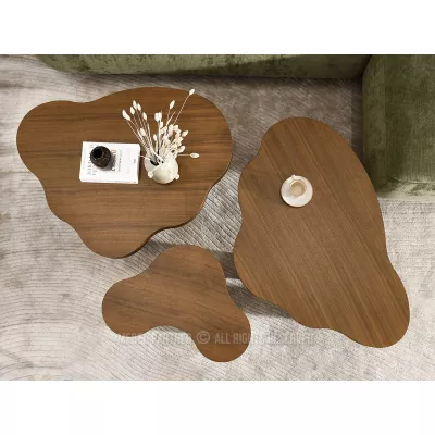 Kleiner Couchtisch ZEVO – Walnuss
