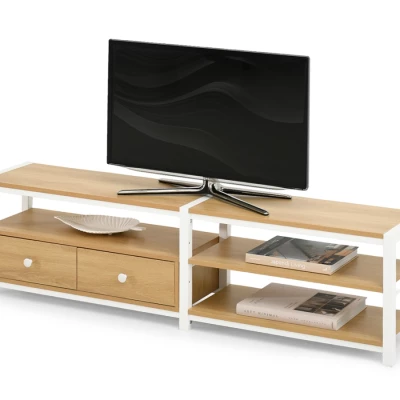 TV-Möbel ROMER – Eiche/Weiß