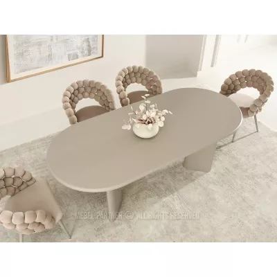 Eleganter Esstisch BEVAN - beige