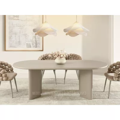 Eleganter Esstisch BEVAN - beige