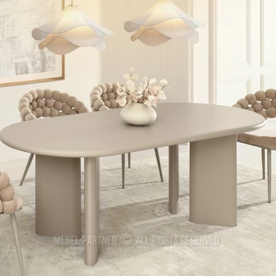 Eleganter Esstisch BEVAN - beige