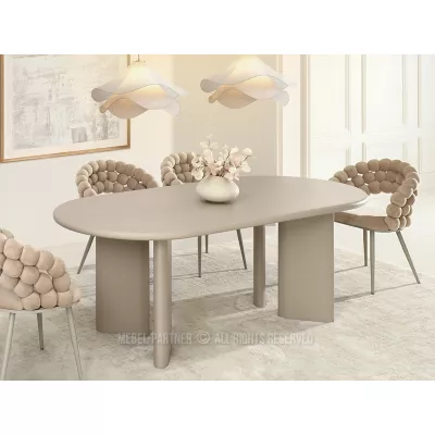Eleganter Esstisch BEVAN - beige