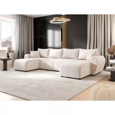 Sofagarnitur für U-förmiges LUKAVA - Beige