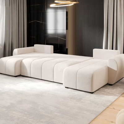 Sofagarnitur für U-förmiges LUKAVA - Beige