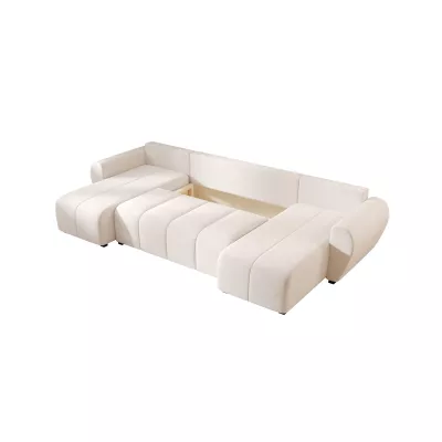 Sofagarnitur für U-förmiges LUKAVA - Beige