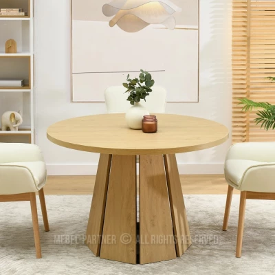 Designer-Esstisch 120 DAMIEN – Eiche