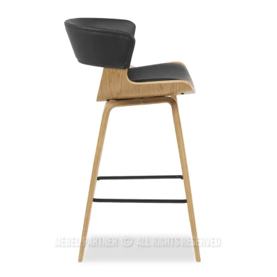 JIMENA Barhocker – Eiche/Schwarz