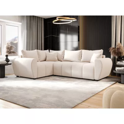 Ecksofa-Set LUKAVA - Beige, linke Ecke