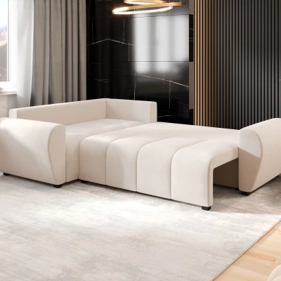 Ecksofa-Set LUKAVA - Beige, linke Ecke