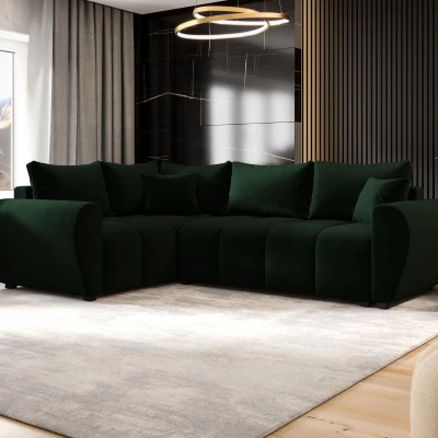 Ecksofa-Set LUKAVA - grün, linke Ecke