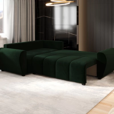 Ecksofa-Set LUKAVA - grün, linke Ecke