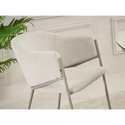 JUHI Esszimmerstuhl – Creme/Grau