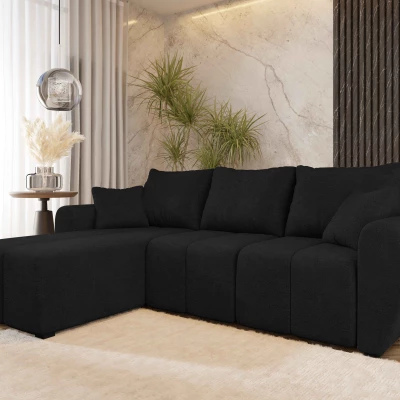 LUKAVA Schlafsofa - schwarz
