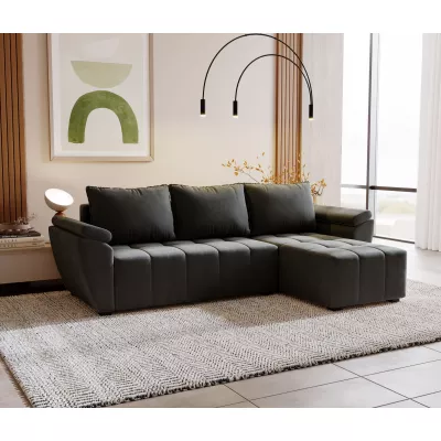 Ecksofa GAVORA - Dunkelgrau