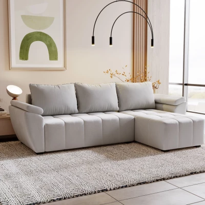 Ecksofa GAVORA - grau