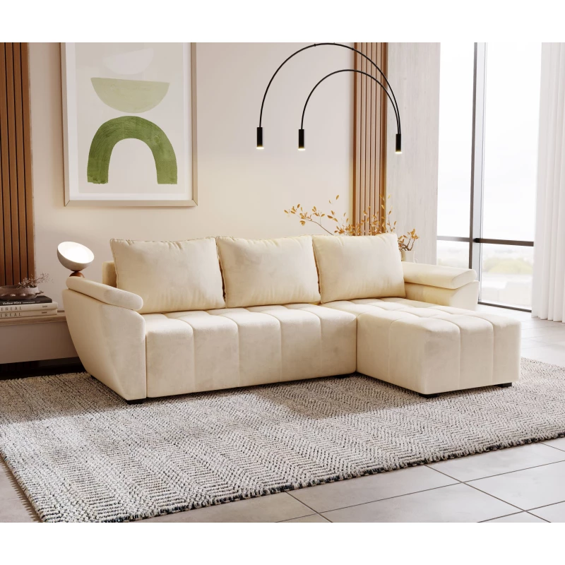 Ecksofa GAVORA - creme