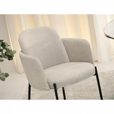 ISRA Polsterstuhl – beige/schwarz