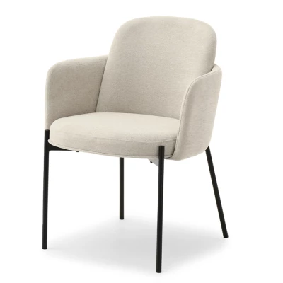 ISRA Polsterstuhl – beige/schwarz