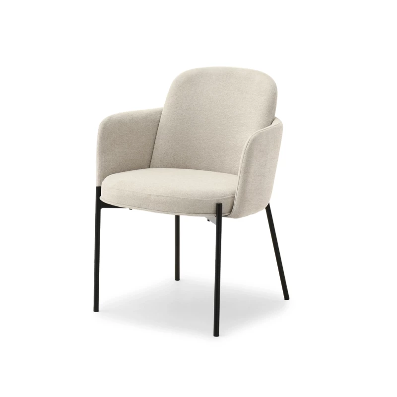 ISRA Polsterstuhl – beige/schwarz