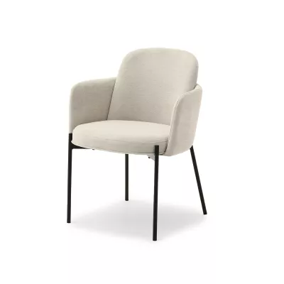 ISRA Polsterstuhl – beige/schwarz