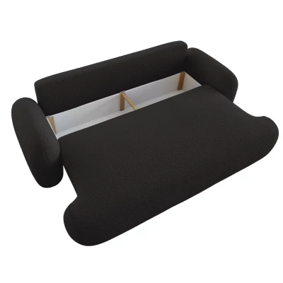 MOHYLA Zweisitzer-Schlafsofa – schwarz