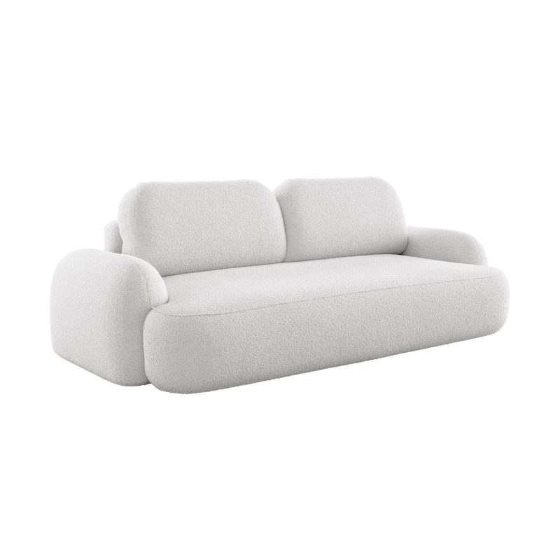 MOHYLA Zweisitzer-Schlafsofa – Hellgrau
