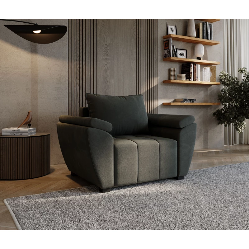 Sessel GAVORA – dunkelgrau