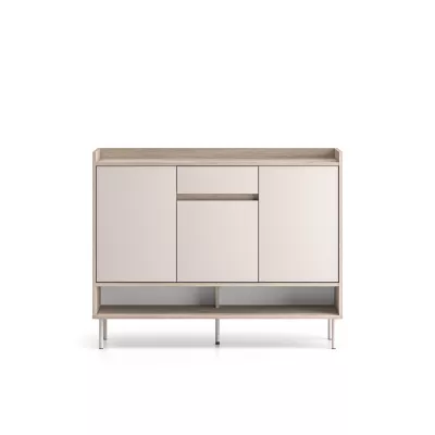 Schuhschrank mit Türen RENATE - Eiche Cremona / Kaschmir