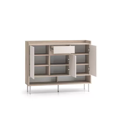 Schuhschrank mit Türen RENATE - Eiche Cremona / Kaschmir