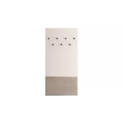 Gepolsterter Wandhänger RENATE – Kaschmir/Beige